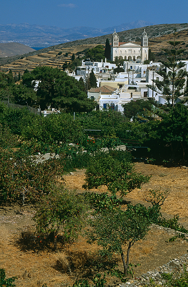 View over Lefkes, Paros 